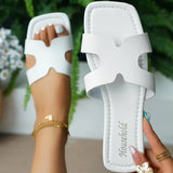 Breakj Can Wear Cold Slippers Women's 2025 Summer New One-字 Drag Women's