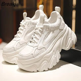 Dad Shoes Women Sneakers Women's Casual Shoes Fashion Thick Sole Sneakers Woman Lace Up Sport