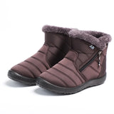 Short Boots Women Ankle Boots Cotton Fabric Femmes Bottes Plush Shoes Ladies Booties Waterproof Shoes Botas