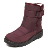 Fashion MenWinter Boots Fur Men Snow Boots Couple Keep Warm Winter Cotton Shoes Waterproof Botas Hombre Outdoor Men