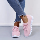 Sneakers 2021 Breathable Knitted Casual Autumn Socks Shoes Lace Up Ladies Shoes Female Students Vulcanized Running