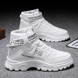 New Fashion Boots Men's High Top British Style Trendy Versatile Korean Sports Casuals Breathable Mid-Top Workwear