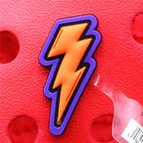 PVC Croc Shoe Charms NEW Sunglasses Sunrise Sun Lightning Shoes Decorations Accessories for Jibz Kids Party Gifts