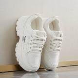 Breakj Shoes Women 2025 Spring New Thick-Soled Casual Shoes Fashion Old