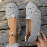 Breakj And Summer 2024 New Leather Shoes Korean Version Of The Fashion Thick-Soled Rocking Shoes Women's Singles Mother Shoes Casual Women's