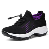 Casual Shoes Walking Summer Sneakers Women Mesh Lace Up Flat Shoes Sneakers Women Vulcanized Shoes Woman Tenis