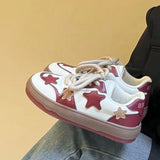 Breakj Star Plate Shoes Women 2025 Autumn New Korean Version Of The Flat-Soled Casual Shoes In The Trend Of The Students Single