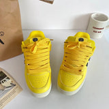 Kong Style Minority Design Board Shoes Female Ins Trend 2024 Fall New Style Students All Kinds Of Casual Bread Small White