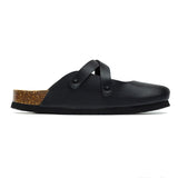 2023 New Summer Women Cork Slippers Buckle Non-slip Casual