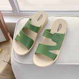 Women Slippers Summer Beach Shoes Fashion Outdoor Indoor Slides Eva Soft Flip Flops Male Thick Sole Anti-Slip