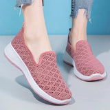 Women's Sports Shoes Sneakers Shoes Fashion Hollow Out Breathable Leisure Walk Soft and Comfortable Zapatos De