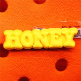 Shipping 1pcs Feather Pillow Shoe Charms Original Pig Apple Shoe Accessories Buckle Rainbow Banner Shoes Decorations