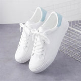 2022 Women Casual Shoes New Spring White Sneakers Breathable Flower Lace-Up Women Sneakers Women Shoes Fashion