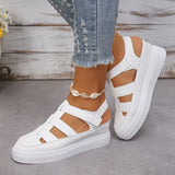 Breakj Casual Sandals Women Wear New Summer 2024 Thin Loose Cake Thick Bottoms To Heighten Women's