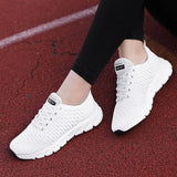 Plus Size 42 Breathable Mesh Platform Sneakers Women Slip on Soft Ladies Casual Running Shoes Woman Knit Sock Shoes