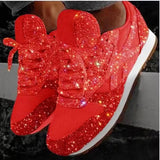 Breakj 2023 New Loose Cake Lily Casual Shoes Breathable Water Drill Thick-Soled Sports