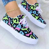 Autumn New Women's Flat Shoes Outdoor Single Shoes Fashion Butterfly Print Comfortable Plus Size 43 Women Flat