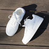 Shoes Girls 2024 New Spring White Shoes Students' Lightweight Flat-Soled Sports Leisure Shoes