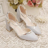 Breakj Shoes 2025 New Baotou Sandals Women's Summer Thick And Summer With Summer Bridesmaids High Heels