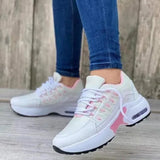 Women 2022 New Flats Mesh Sport Shoes Summer Fashion Platform Breathable Sneakers Casual Running Shoes Walking Ladies