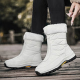 Breakj Cotton Shoes Women's New Casual Fashion Umbrella Rag Wool Thick To Keep Warm Snow Boots Cotton