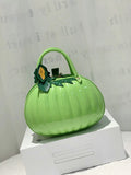 And Summer New Women Bag Portable Messenger Bag PU Women Bags Pumpkin Shape Creative