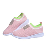 Vulcanized Shoes Casual Mesh Breathable Ladies Sneakers Running Shoes Female Spring Summer Comfortable Footwear 2021