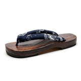 Men's Slippers Japanese Style Wooden Shoes Handmade Chinese Style Wooden Slippers Home Summer Sandals Flip Flops