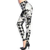Comic Leggings Cartoon Printed Leggins high Stretch Girls Legging Punk Rock Leggin Disco Pants Evening Clubwear 9
