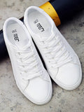 Little White Shoes Female Black Flat Leather Sneakers Loafers WomenCasual Shoe кроссовки женские Zapatillas Mujer