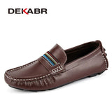 Fashion Men Shoes Genuine Leather Casual Soft Comfortable Loafers Male Moccasins Breathable Non Slip Driving