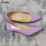 Classic Sexy Pointed Toes 5cm Low Med Kitten High Heels Women Pumps Shoes Spring Brand Design Dress Wedding
