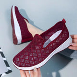Women's Sports Shoes Sneakers Shoes Fashion Hollow Out Breathable Leisure Walk Soft and Comfortable Zapatos De