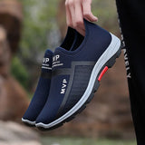 Men Shoes Casual Lightweight Sneakers Men Summer Non-slip Walking Shoes Breathable Slip on Mens Loafers Zapatillas