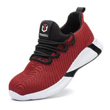 Safety Work Shoes with Steel Toe Cap Puncture-Proof Walking Felt Boots Insulation 6KV Lightweight Breathable Fashion