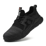 Safety Work Shoes Steel Head Kevlar Insole Wear Resistant Boots Indestructible Short Sneakers Puncture-Proof Walking