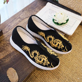 Breakj Men's Shoes Casual Cloth Shoes Father Shoes Fashion Three-Dimensional Relief Embroidered Soft Sole Walking Shoes Spring And Summer Style Men's Single