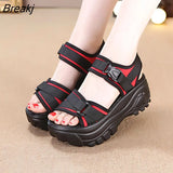 2023Women Sandals Women Platform Wedge Sandals 6cm High Heels Women Shoes Summer Sneakers Sandalia Mujer Zapatos De