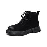 Breakj Men's Fashion Boots 2024 New Vintage Work Boots