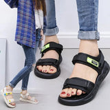 Women's Sports Sandals In The Summer Of 2024, The New Thick-Soled Muffins, Leisure Students, Beach Shoes, Velcro Shoes Are In