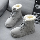 Women boots winter snow boots female boots Duantong warm lace flat with women shoes tide shoes F031 hot sale