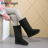 Womens Boots European and American Fashion Winter Snow Boots Women's High Boots 2023 Tall Women's Boots Size 41 Botas