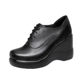 New Mother Shoes And Women's Soft Soles Are Comfortable For Middle-Aged And Elderly People, Thick-Soled Muffin Shoes, Autumn And Winter Large Slope