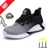 Safety Work Shoes with Steel Toe Cap Puncture-Proof Walking Felt Boots Insulation 6KV Lightweight Breathable Fashion