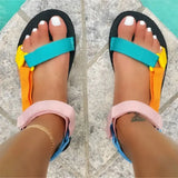 Women Sandals Multicolor New Summer Shoes Woman Leopard Print Open Toe Shoes Fashion Casual Sandals Female Zapatos De