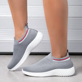 summer sneakers Slip On Flat Shoes white Loafers women's tennis shoes Sock Sneakers shoes 2021Women Casual