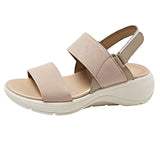 Breakj Elastic Sports Wind Thick-Soled Beach Sandals Women's New Thick-Soled Sandals Light, Anti-Slip Comfortable Large-Size