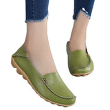Hot Sale Women Round Head Shoes Solid Color Sewing Women Summer Comfy Flat Sneakers Leisure Walking Femininas Footwear Plus