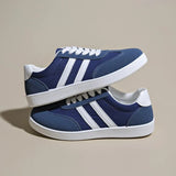 Breakj Derain Shoes Women's New Autumn 2025 New Striped Thick-Soled Shoes Women's Low-Top Casual