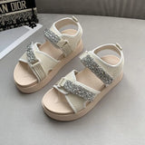Sandals Summer New Fashion Women's Sandals 2021 Comfortable Open Toe Shoes All-match Platform Shoes Shallow